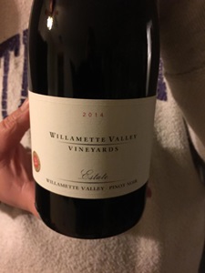 Willamette valley Estate Pinot Noir 2014